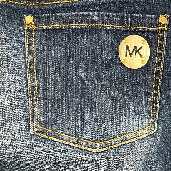 Michael Kors Blue Straight Leg Denim Jeans - Picture 8 of 12
